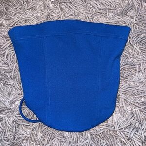 Cotten on, corset, blue tie back size extra small good condition